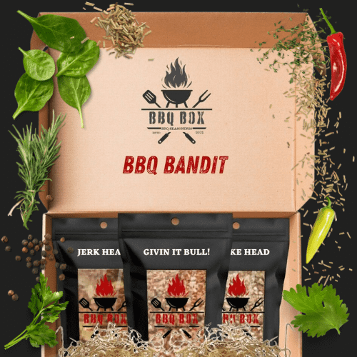 BBQ BOX UK - BBQ BANDIT - BARBECUE SEASONINGS & MEAT RUBS GIFT BOX