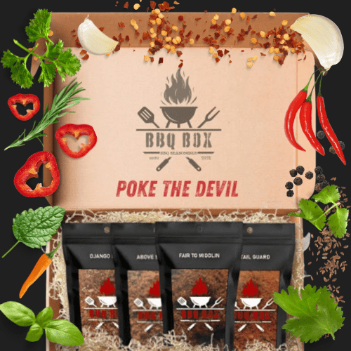 BBQ BOX UK - POKE THE DEVIL - SPICY SEASONINGS GIFT BOX