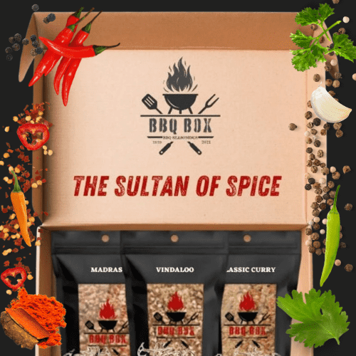 BBQ BOX UK - THE SULTAN OF SPICE - MEAT RUBS GIFT BOX